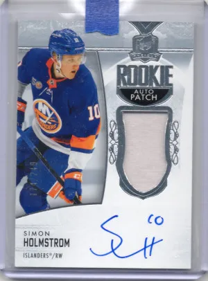 2022-23 UPPER DECK THE CUP SIMON HOLMSTROM ROOKIE PATCH AUTO /249 #180 front